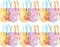 TINYMILLS Cats and Kittens Party Favor Bags Cat and Kitten Goody Bags with Handles for Cat and Kitten Theme Birthday Party Pack of 12